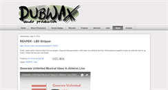 Desktop Screenshot of dubwax.com